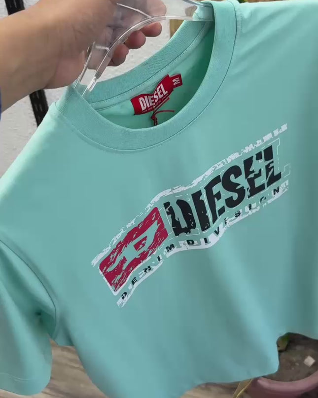 DIESEL | Premium Men’s Graphic Logo T-Shirts – Signature Cotton Crew Neck Streetwear